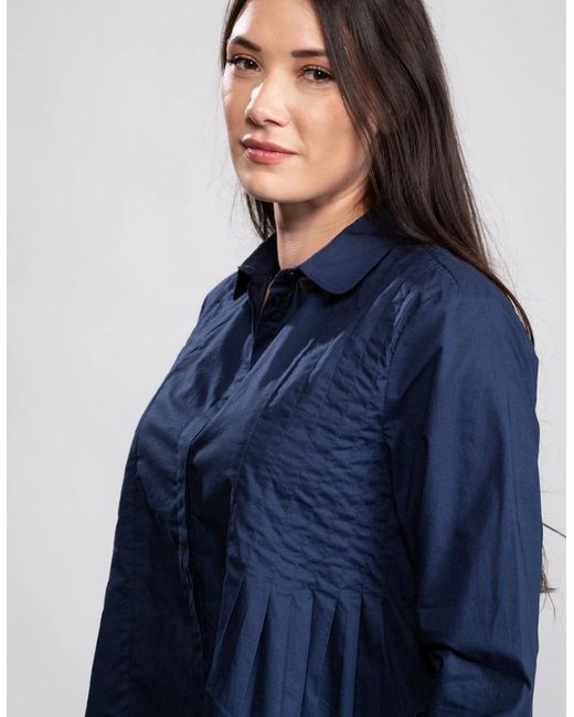 Great Plains Blue Great Plains Simone Pleated/S Shirt