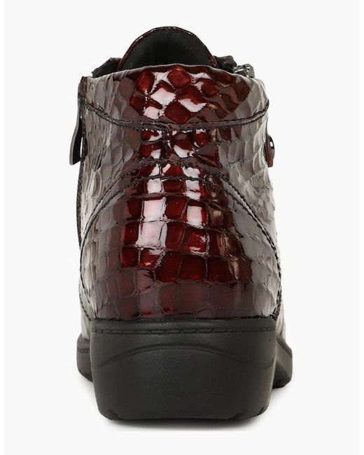 Caprice Brown Amanda Ankle Boots