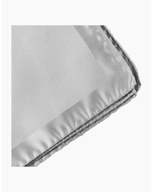 McQueen Gray Pocket Square for men