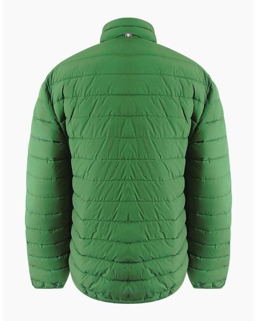 Aquascutum Green Active 100Gr Mock Neck Army Jacket for men