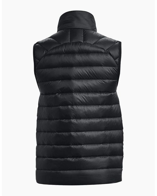 Under Armour Black Solid Patterned Gilet