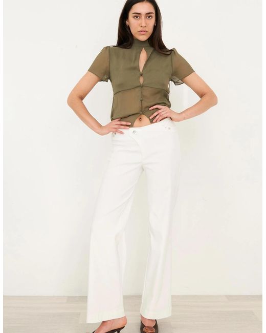 No Emotions UK Natural The Zelda Trousers