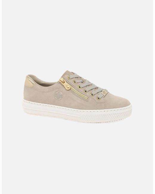 Rieker White Newark Trainers