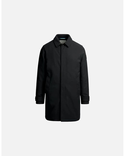 Sandbanks Black Quilted Mac for men