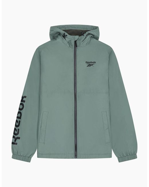 Reebok Green Rb1538 Windbreaker for men