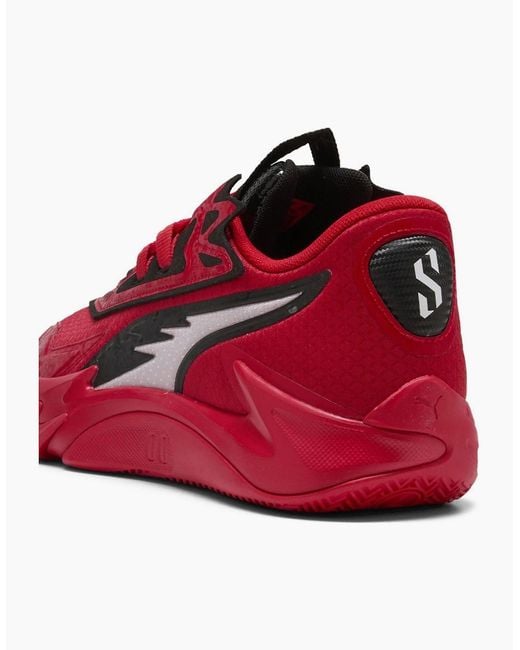 PUMA Red Scoot Zeros Ii Odd Cit Basketball Trainers for men