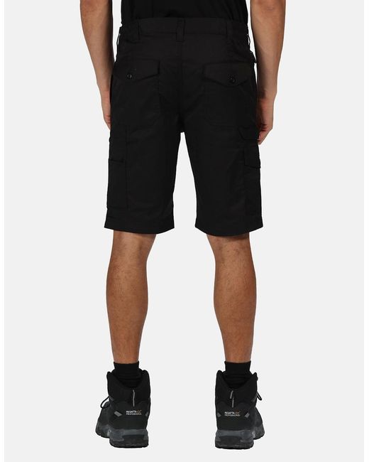 Regatta Black Professional Cargo Shorts for men