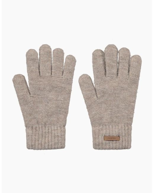 Barts Gray Witzia Comfy Knitted Fleece Lined Gloves
