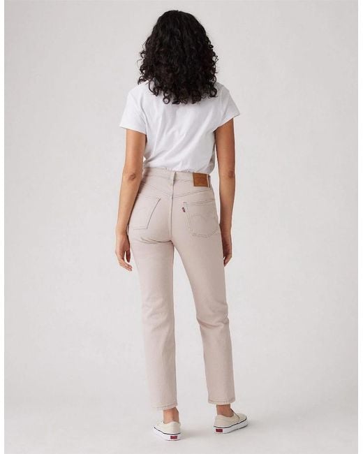 Levi's White Levi's Cropped Jeans