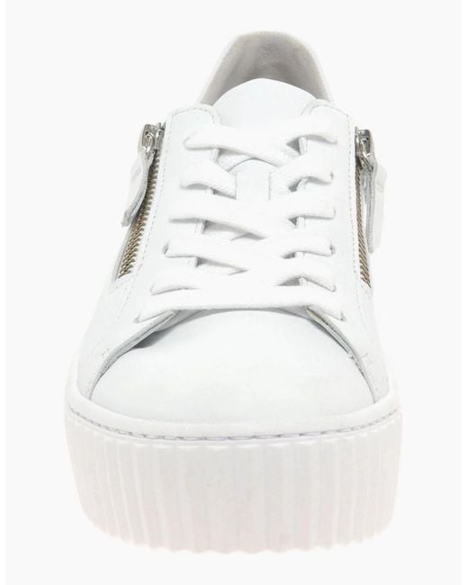 Gabor White Dolly Trainers