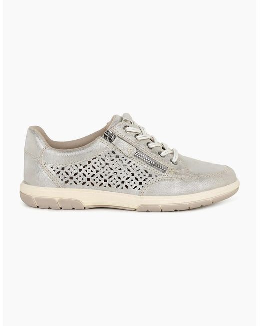 Softline White Austin Trainers