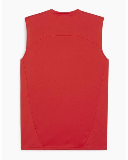 PUMA Red Teamfinal Training Short Sleeve Performance T-Shirt for men