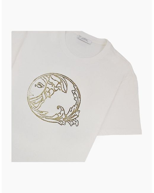 Versace White Medusa T Shirt Off for men
