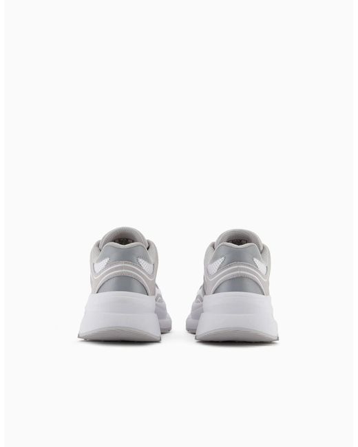 EA7 White Crave Sneaker for men