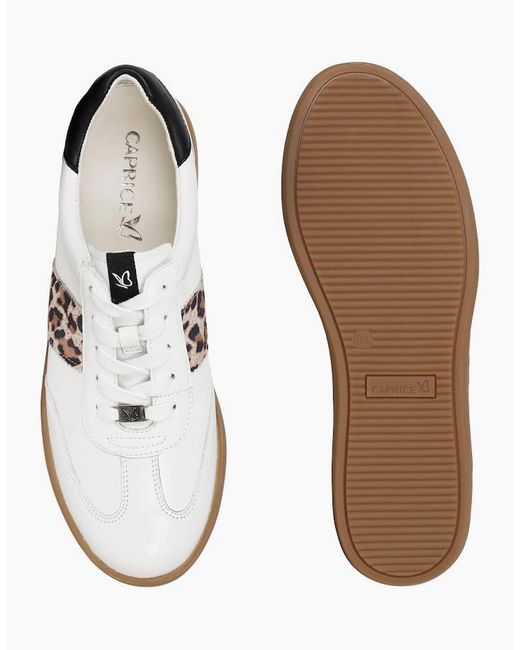Caprice White Map Trainers