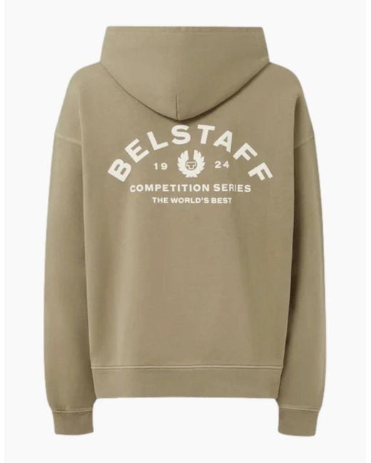 Belstaff Green Competition Hoody Dark Sand for men