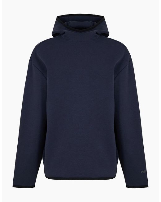 Boss Blue Sw Snug Hood 10276675 01 Polo Shirt for men