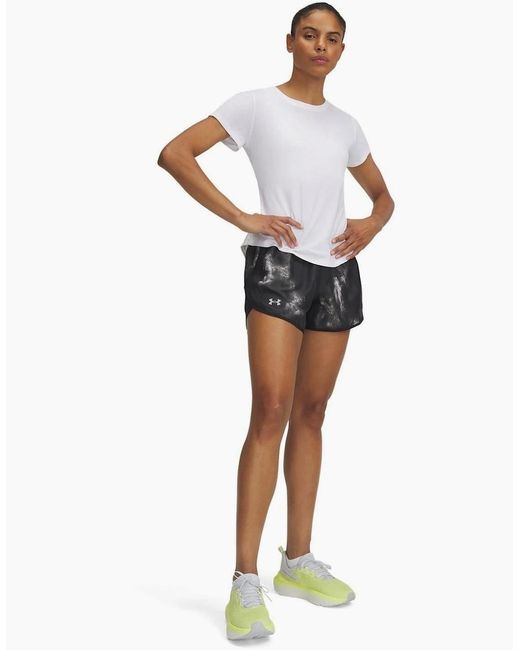 Under Armour Black Fly By 3 Running Bermuda Shorts