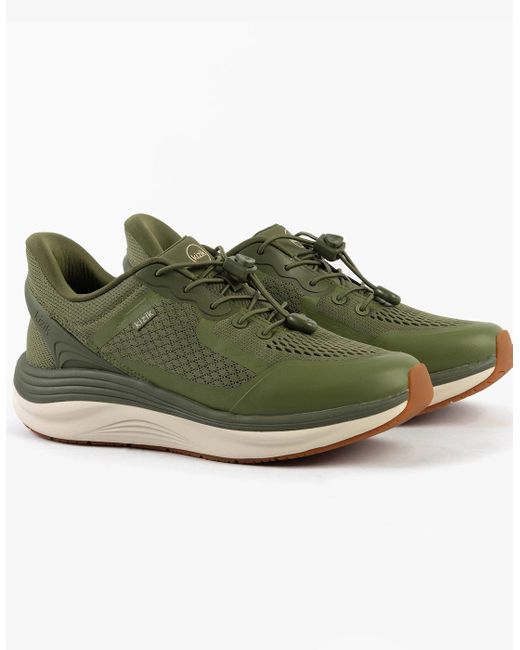 KIZIK Green London Trainers Mayfly for men