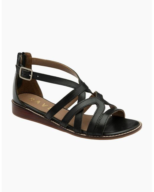 Ravel Black Montrose Sandals