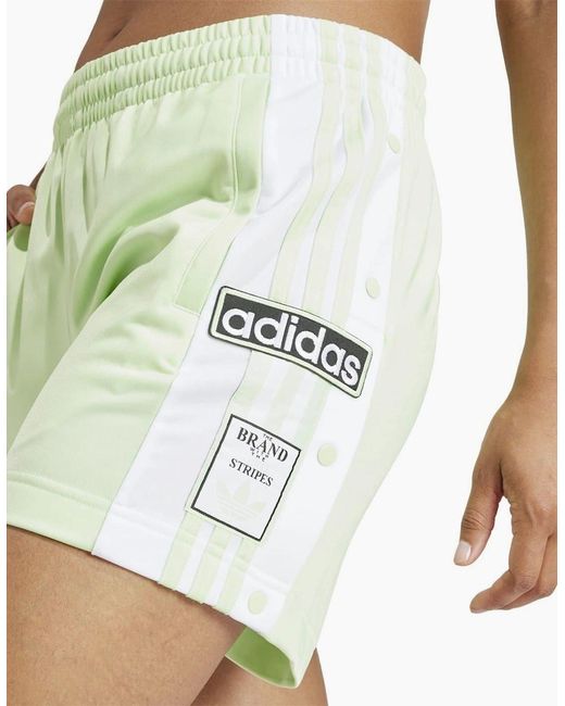 Adidas Originals Green Adibreak Bermuda Shorts With Snap Button