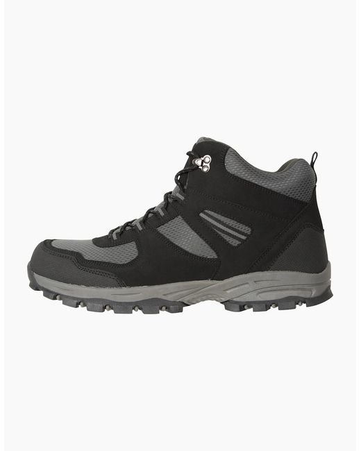 Mountain Warehouse Black Mcleod Wide Walking Boots for men