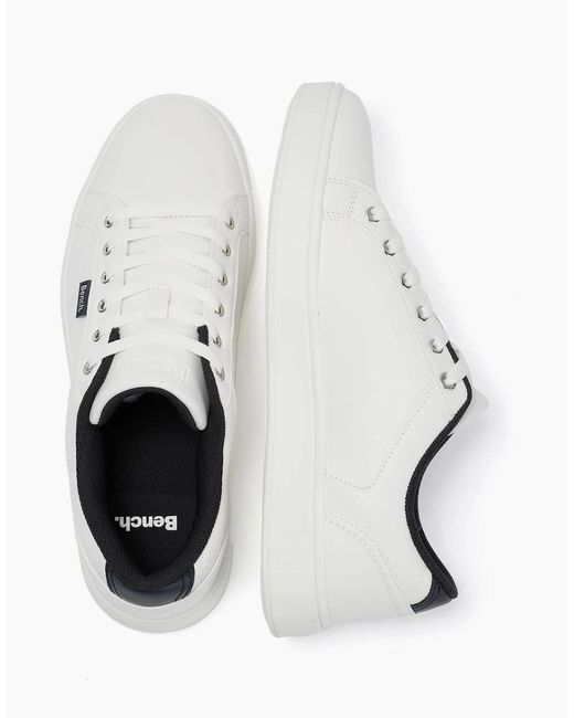 Bench White Wainwright Trainers for men