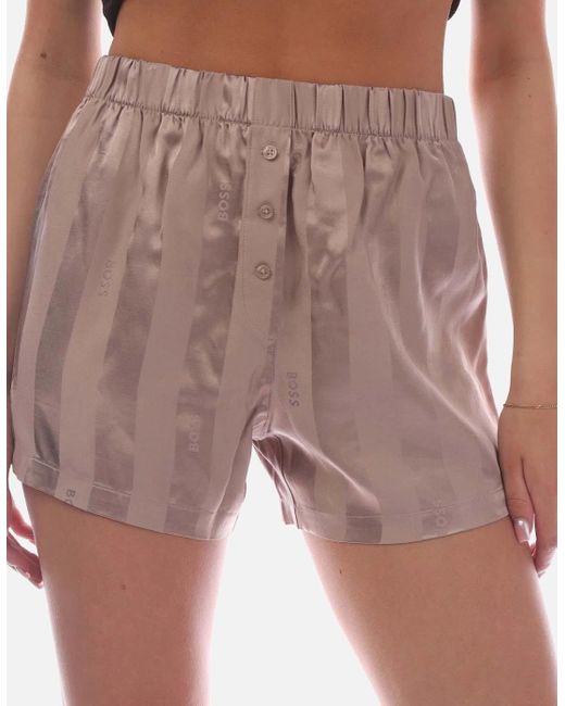 Boss Brown Alexa Regular-Fit Pyjama Bottoms