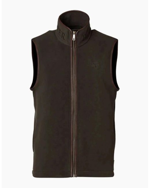Holland Cooper Black Country Fleece Gilet Khaki for men
