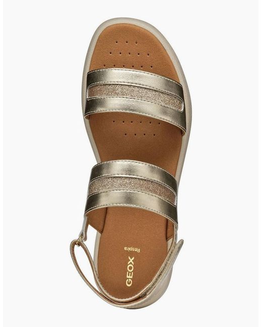 Geox Brown D Camalei Light Sandals