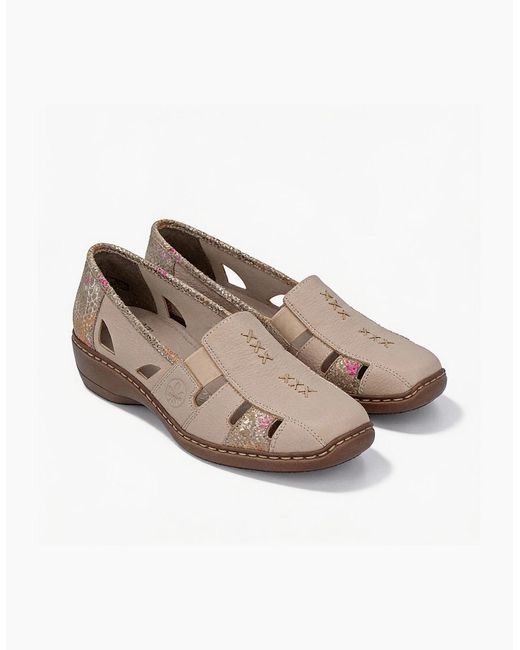 Rieker White Doris Casual