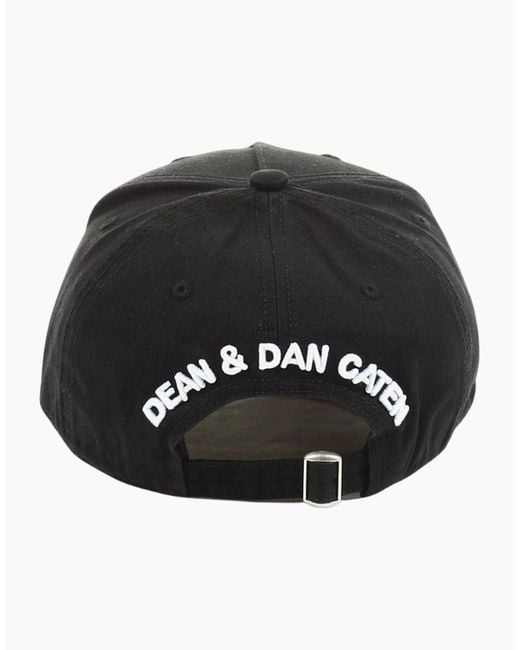 DSquared² Black Logo Cap