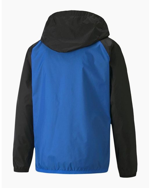 PUMA Blue Teamliga All Weather Jacket Anorak for men