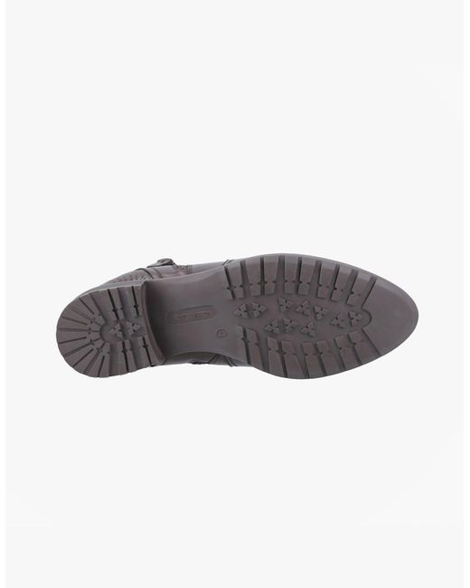 Hush Puppies Brown Scarlett Leather Ankle Boots