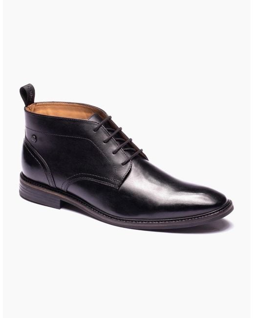 Base London Blue London Belgrave Leather Ankle Boots for men