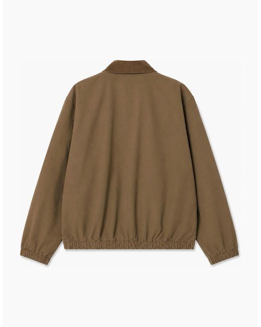 Carhartt Brown Madison Ripstop Jacket Dark Beech/ Garment Dyed for men