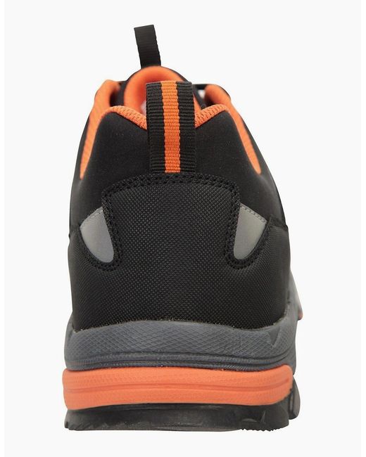 Mountain Warehouse Black Shadow Softshell Waterproof Walking Shoes for men