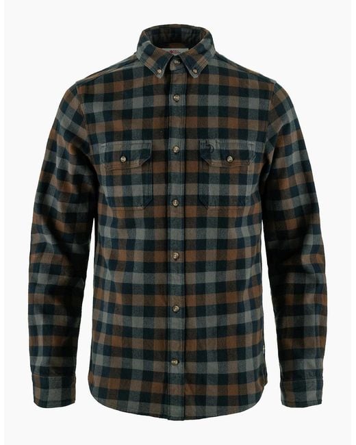 Fjallraven Black Fjällräven Skog Shirt for men