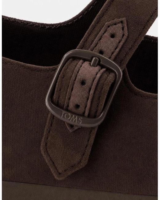 TOMS Brown Alpargata Mary Jane Mary Jane Dark