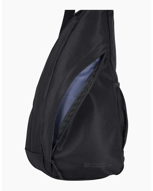 Mountain Warehouse Black Classic 8L Sling Backpack for men