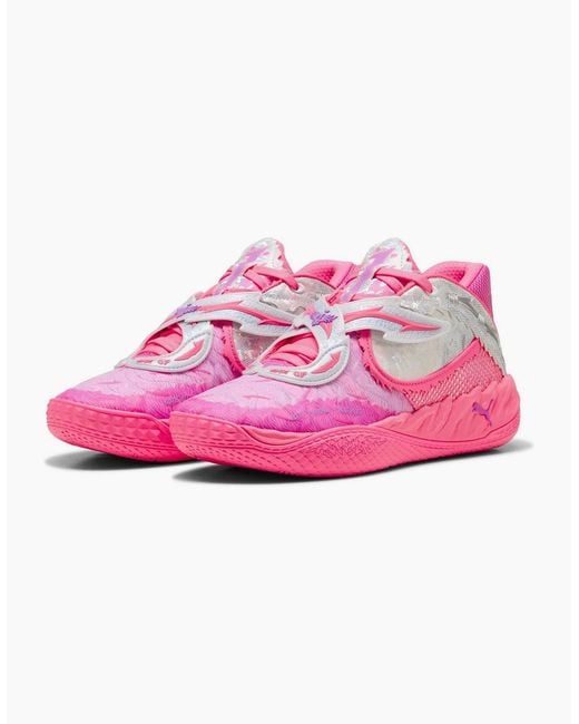 PUMA Pink Mb.05 World Tour Basketball Trainers for men