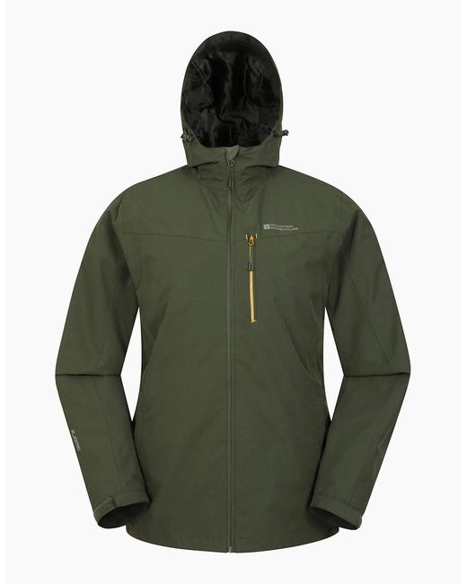 Mountain Warehouse Green Brisk Extreme Waterproof Jacket for men