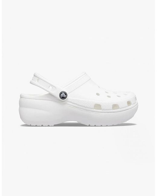 CROCSTM White 206750-100 Classic Platform Clog Clogs