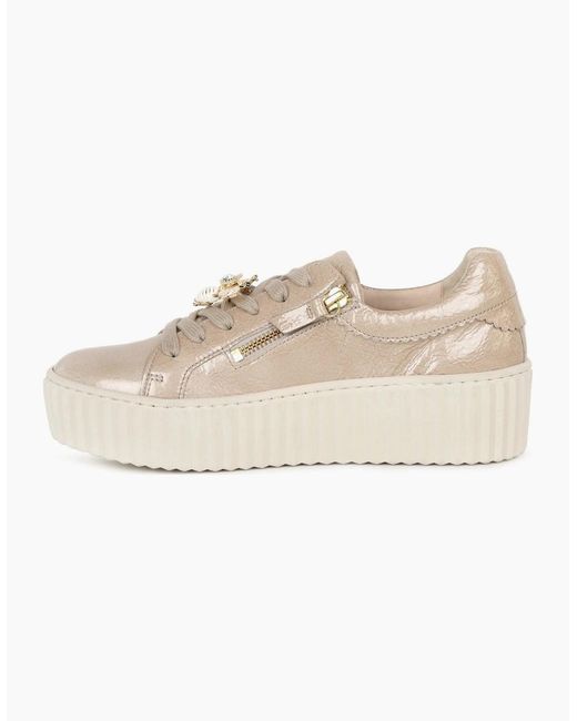 Gabor Natural Dotcom Trainers