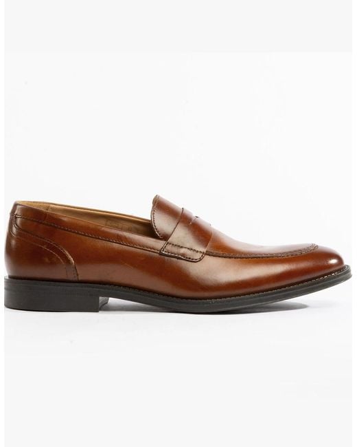 Base London Brown London Kennedy Shoes Burnt Tan for men