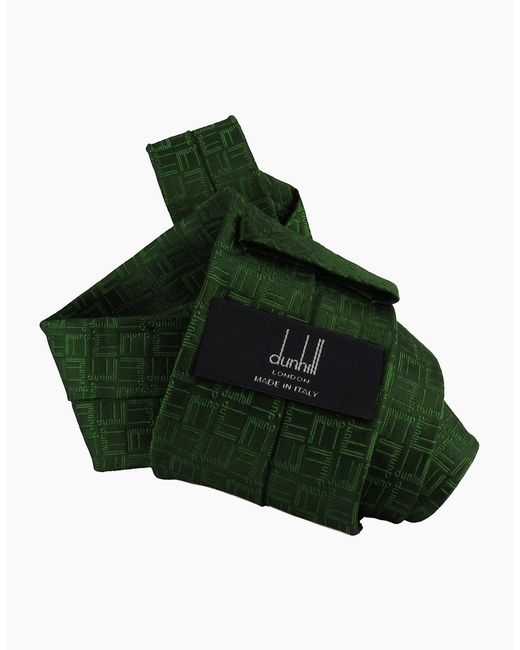 Dunhill Green Tie for men
