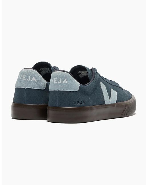 Veja Blue Campo Suede Trainer Nautico/Steel/Eagle for men