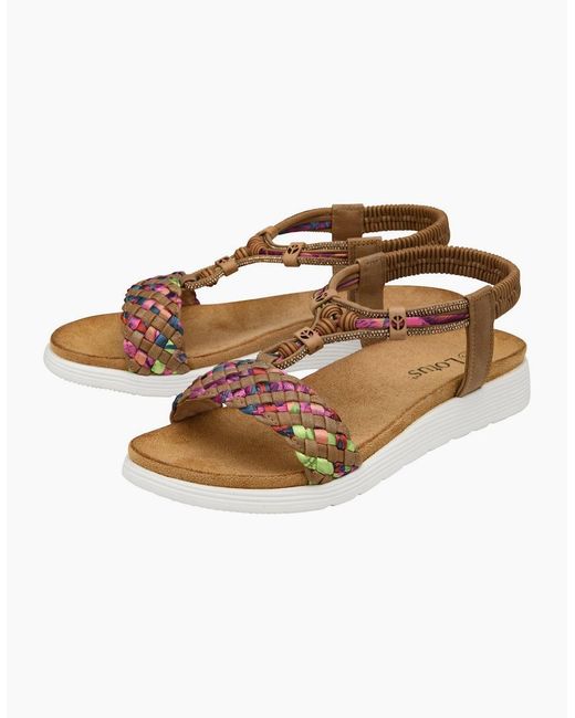 Lotus Blue Russo Sandals