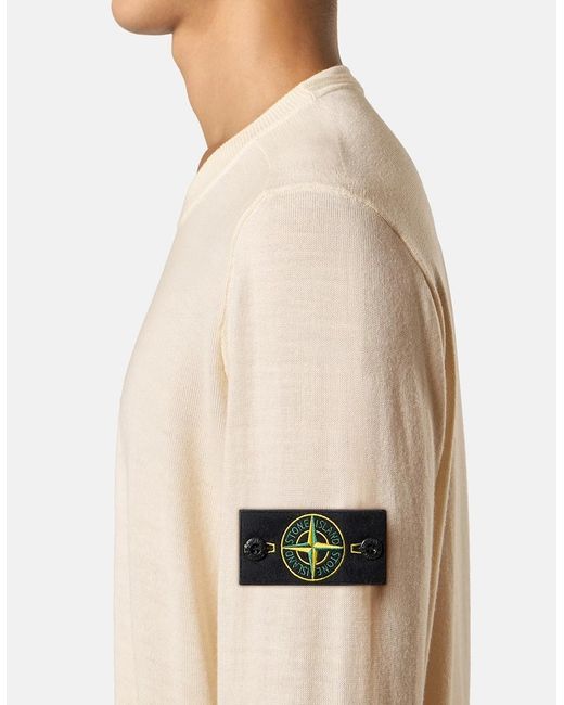 Stone Island Natural Compass Badge 5100071 Sweater for men