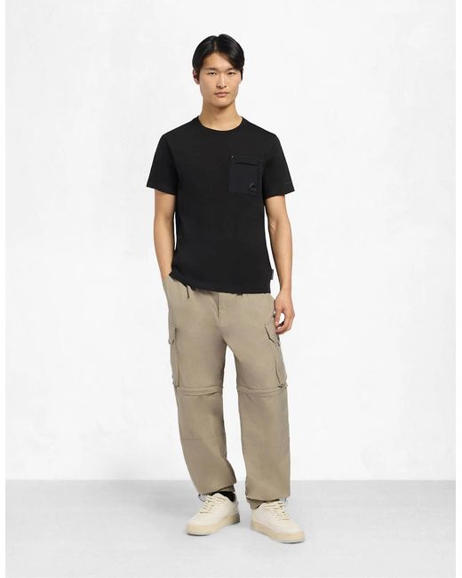 Moose Knuckles Black Dalon T-Shirt for men